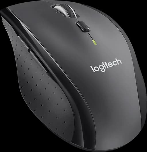 MOUSE LOGITECH, "M705 Marathon", PC sau NB, wireless, 2.4GHz, optic, 1000 dpi, butoane/scroll 6/1, Unifying Receiver, negru, "910-001949" — miniatură