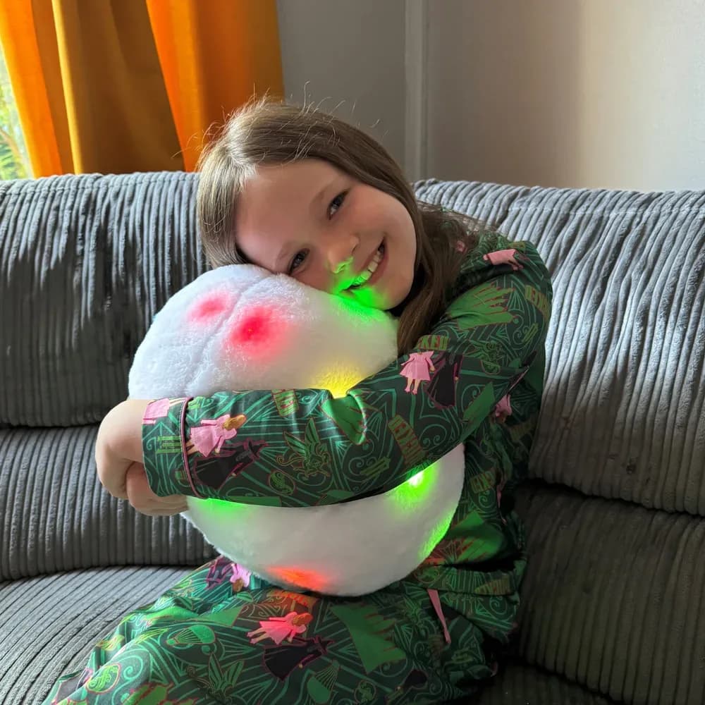 Pernă de Masaj LED – Alb — miniatură