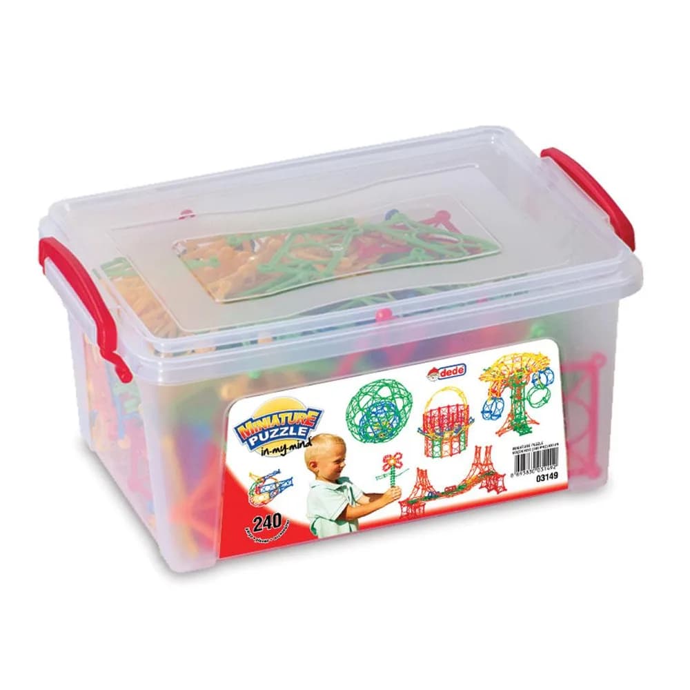 SET CONSTR. PUZZLE IN MINIATURA, 240 PCS — miniatură
