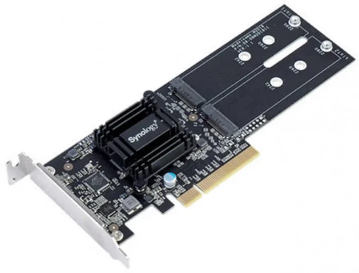 Card PCI-E, adaptor M.2 Synology, intern, PCI-E la M.2 slot x 2, "M2D18"
