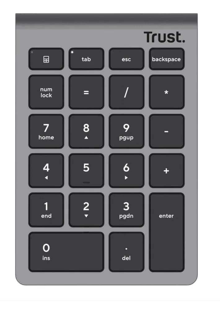 Tastatura Trust Xalax, Wireless, Argintiu