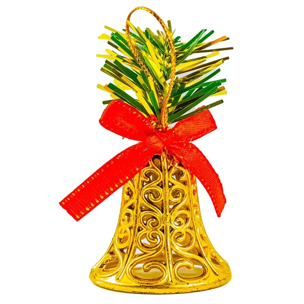 Globuri pom Craciun, Aurii + roz, 48 buc/set — miniatură