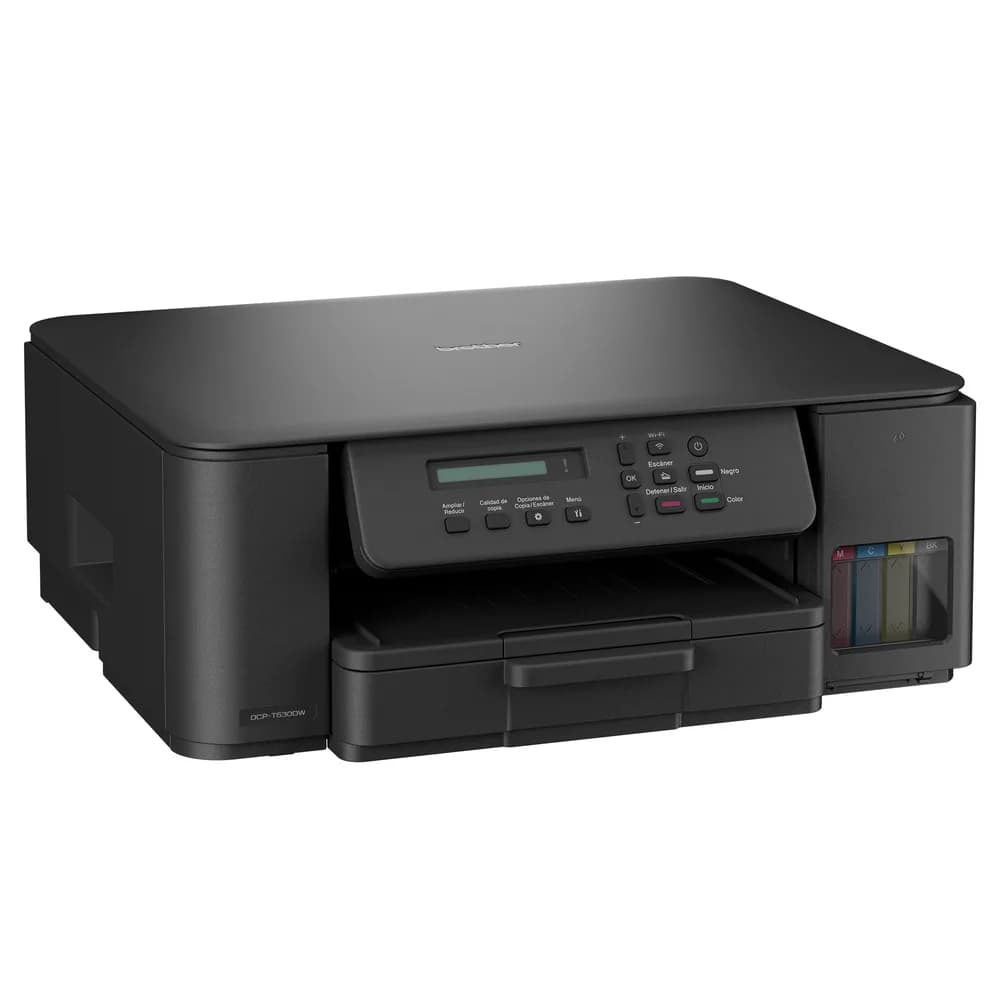 Multifunctional Inkjet CISS Color brother DCP-T530DW, A4, Functii: Impr.|Scan.|Cop., Viteza de Printare Monocrom: 16ppm, Viteza de printare color: 9ppm, Conectivitate:USB|WIFI, Duplex:Da, ADF:Nu(incl.TV 11lei) "DCPT530DWYJ1" — miniatură
