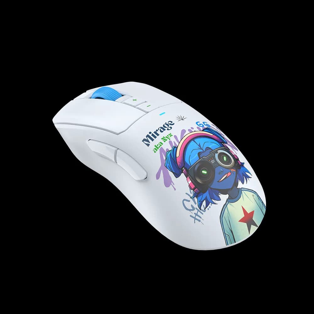 Mouse A4Tech, gaming, Bloody WaveLink Full Speed Dual Mode Wireless Nyx Mirage, "R73Pro Nyx Mirage" 4711421 002264 — miniatură
