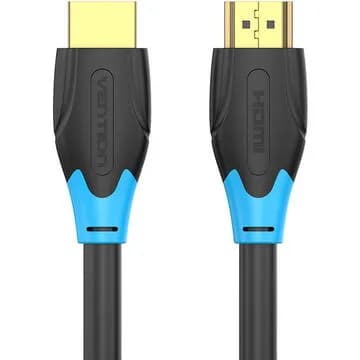 Cablu video Vention, HDMI(T) la HDMI(T), 5m, rezolutie maxima 4K la 60Hz, conectori auriti, cupru, invelis PVC, negru, "AACBJ" - 6922794732681