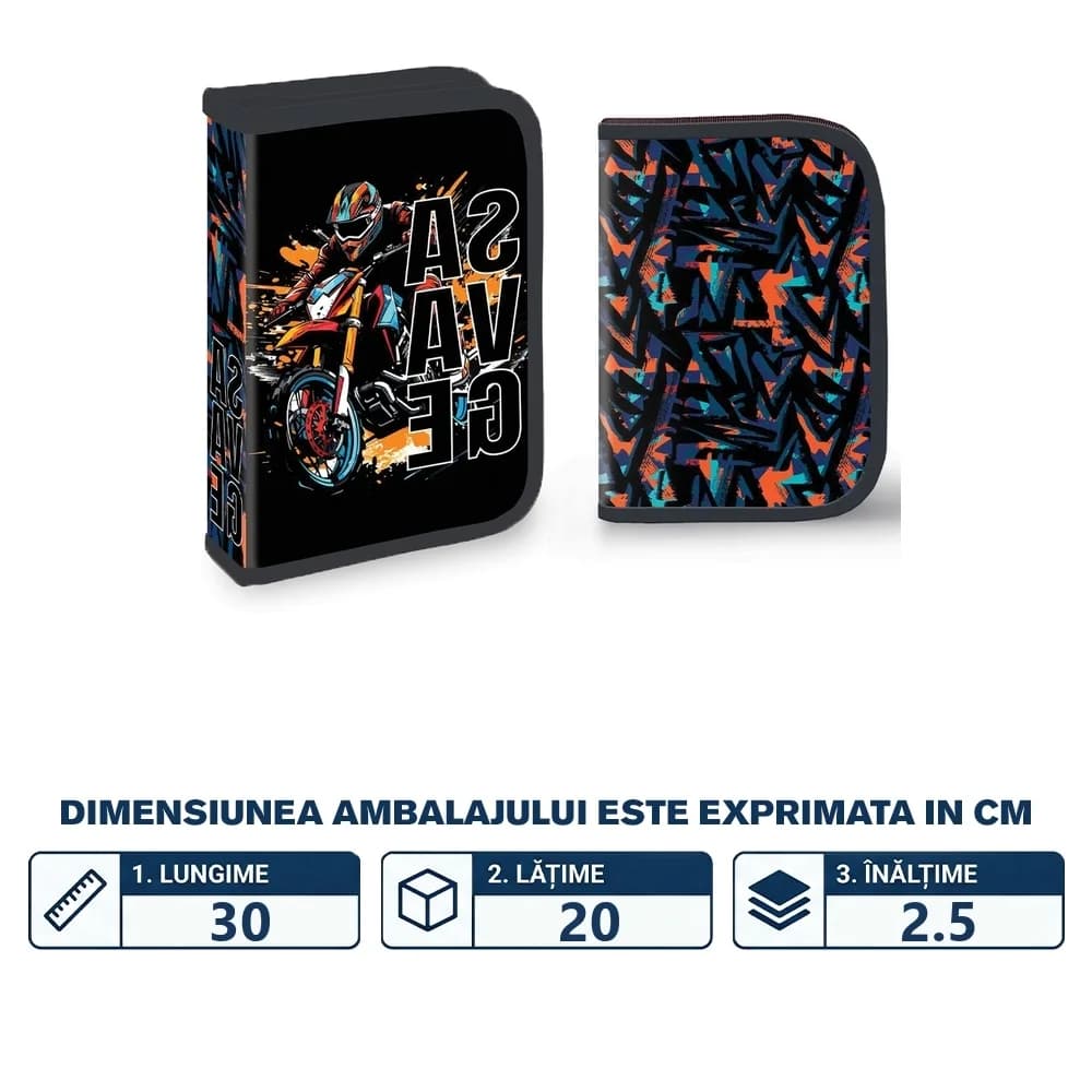 Penar echipat, 1 fermoar, 2 extensii, 30 piese, SAVAGE - YOLLO — miniatură