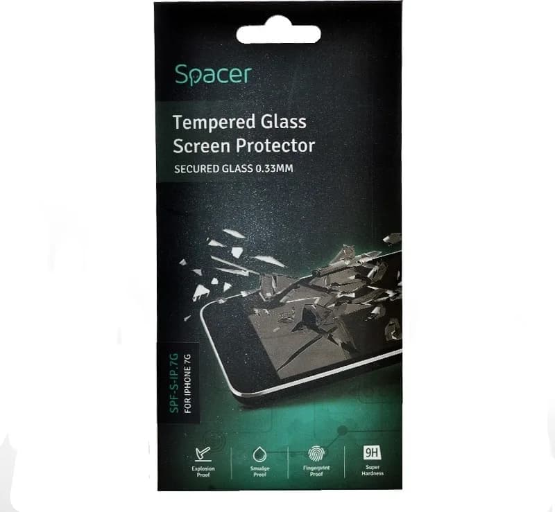 Folie Sticla protectie 3D Spacer pentru Iphone 7+, Iphone 7 Plus, "SPF-3D-IP.7G"