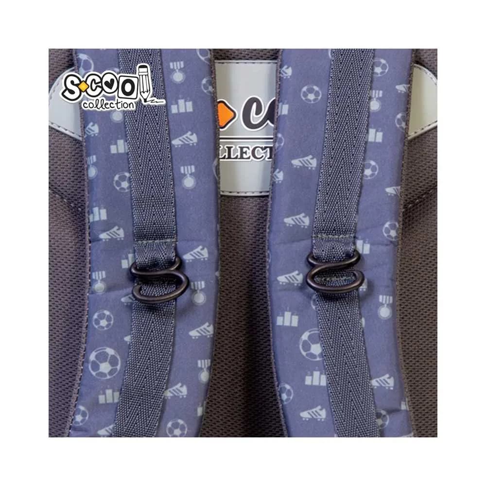 Ghiozdan anatomic light, 41 cm, GOOD SOCCER - S-COOL — miniatură