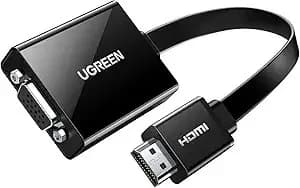 CABLU video Ugreen, "CM611" HDMI (T) la 1 x VGA (M) 1920x1080 la 60Hz, lungime 0.15m, negru "90813" - 6957303898138
