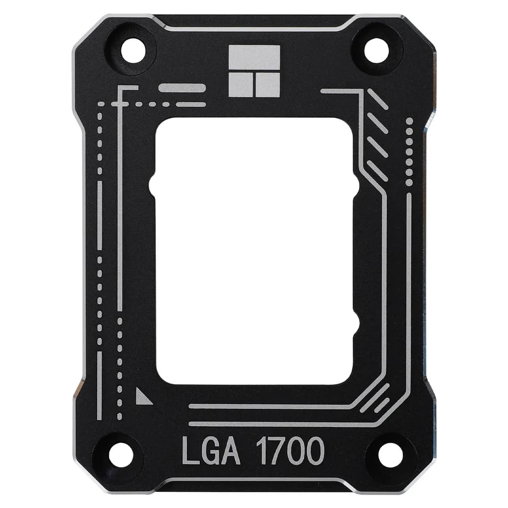 Contact Frame Thermalright "LGA 17XX-BCF-Black", compatibil skt. Intel LGA1700 gen 12/13/14, aluminiu, negru, 54x70x6mm, include surubelnita L, "LGA 17XX-BCF-Black" — miniatură