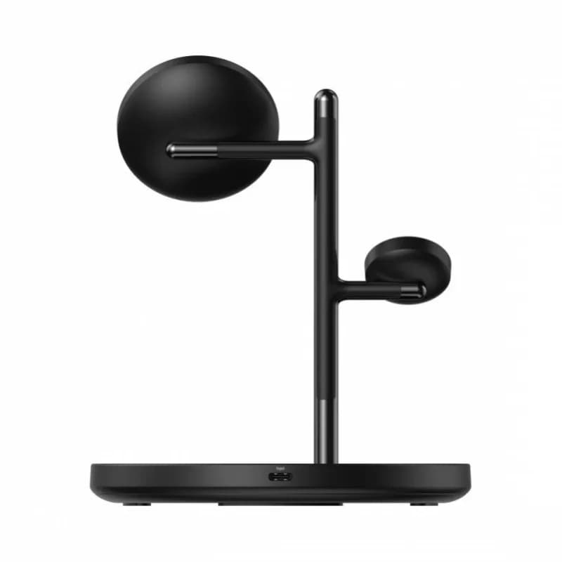 Stand incarcare wireless Anker, MagGo 3-in-1, 15W, fast charge, compatibl Apple, 1 x USB-C incarcare, negru, "B25M3312" - 0194644077273 — miniatură