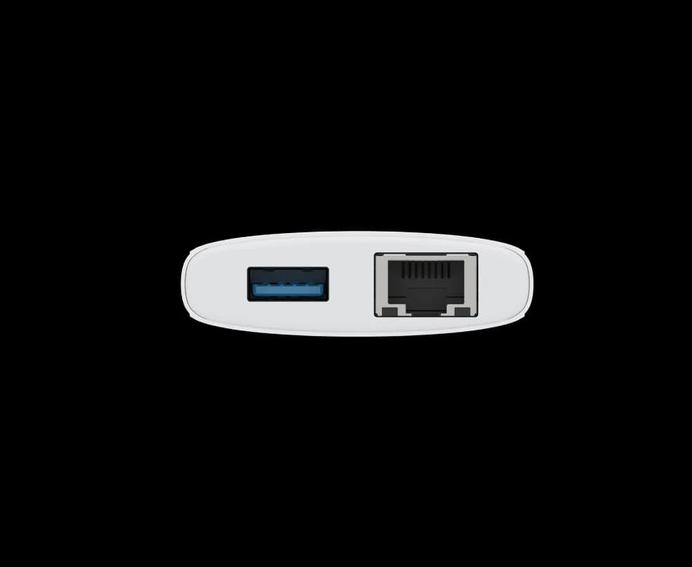 DOCKING STATION D-LINK, 10-in-1, conectare PC Type-C, porturi: SD/microSD card reader, 2 x USB, 2 x USB Type-C, 2 x HDMI 2.0, 1 x USB Type-C 4.0 with DP 1.4, 1 x Gigabit RJ45, USB Type-C cablu 50 cm, alb "DUP-A01" — miniatură