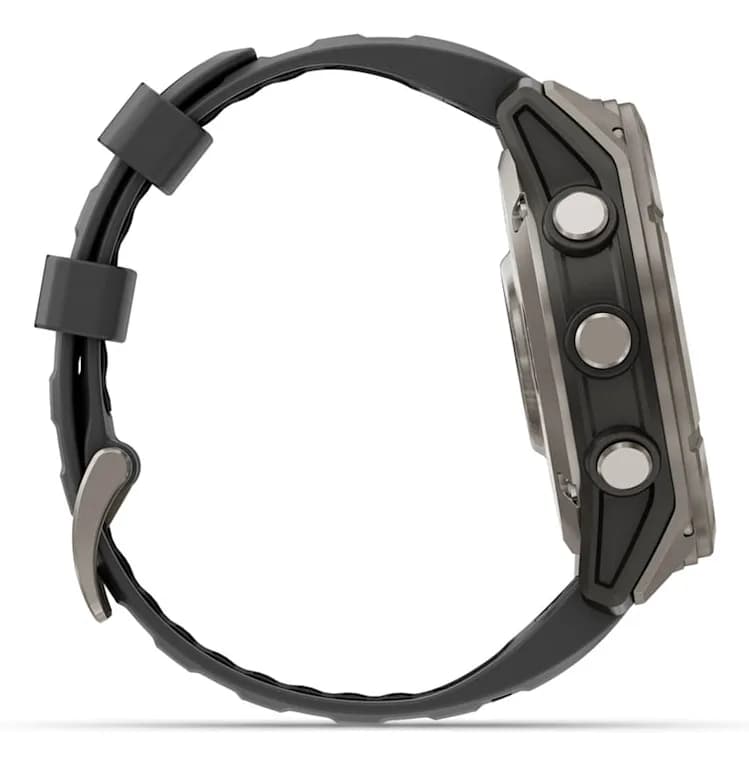 Smartwatch fenix 8 Pro 51 mm, AMOLED, Sapphire, Titanium with Graphite/black silicone band"010-03199-11" — miniatură
