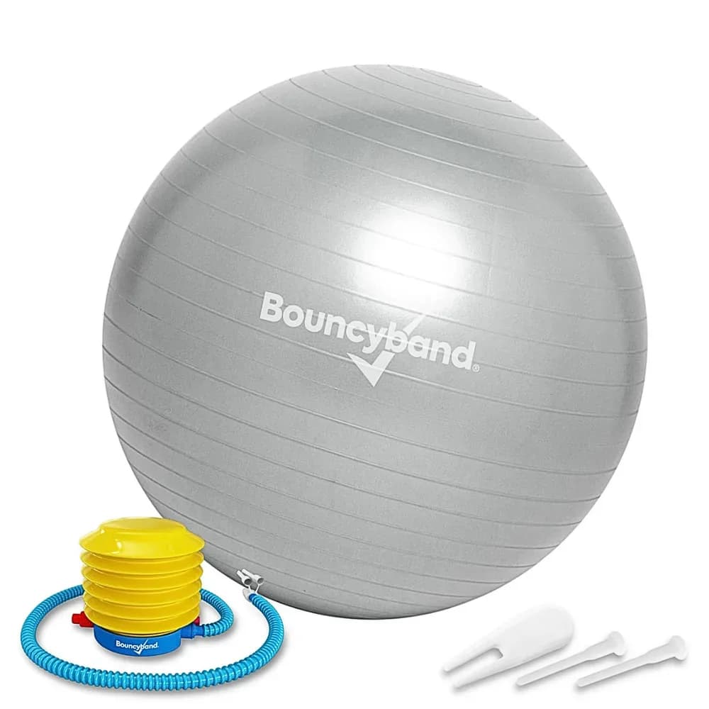 Scaun-Minge de Yoga cu Greutate 55cm Argintiu. Copii/Adulți 55cm — miniatură