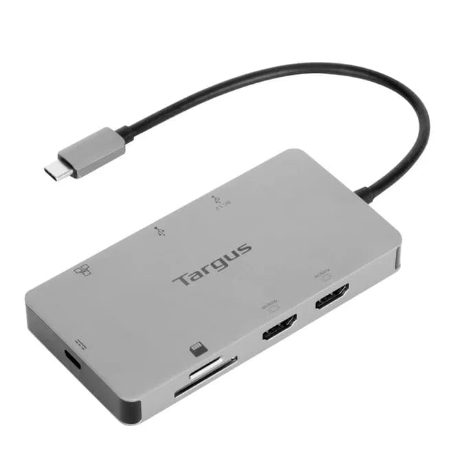 Hub USB TARGUS DOCK423EU USB-C, 5 porturi, HDMI, RJ-45, Gri — miniatură