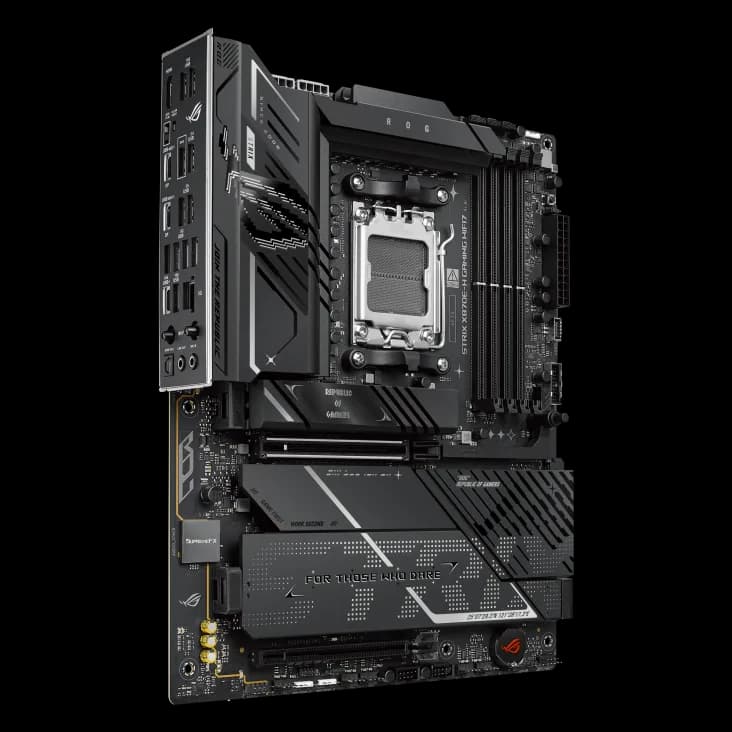 Placa de baza Asus ROG STRIX X870E-H GAMING WIFI7, AM5, DDR5, ATX, Negru "ROG STRIX X870E-H GAMING WIFI7" — miniatură