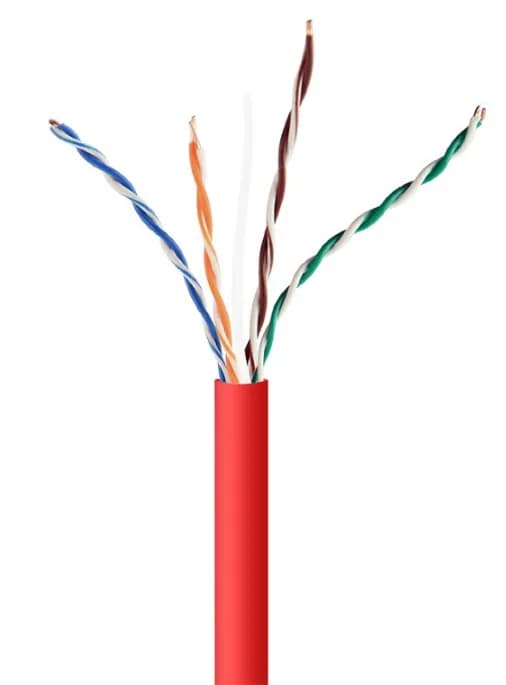ROLA CABLU UTP GEMBIRD, Cat5e, 305m, Cupru-Aluminiu, Solid, AWG24, red, "UPC-5004E-SOL-R"