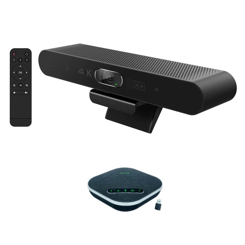 Pachet videoconferinta cu Webcam All-in-one,EVOVIEW TRACK 4K,autotracking si SV15B Speakerphone, eligibil cu PNRAS/PNRR