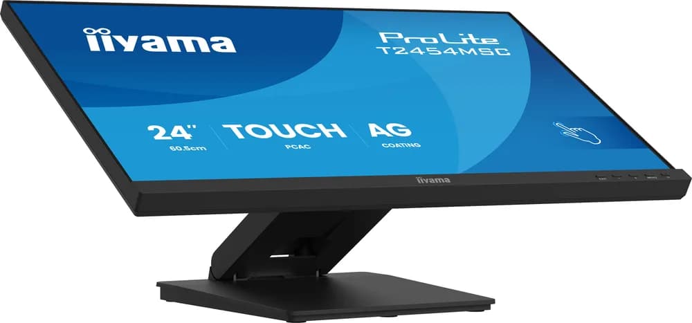 IIYAMA Monitor Touch T2454MSC-B3AG 24" InCell PCAP 10pt touchscreen monitor featuring IPS panel technology, Anti-Glare coating and a flexible stand "T2454MSC-B3AG" — miniatură