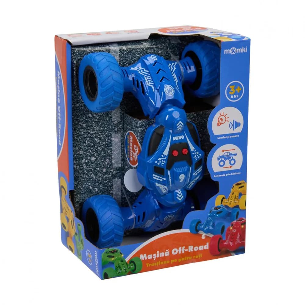 MASINA OFF-ROAD CU LUMINI SI SUNETE, MOMKI, MIX — miniatură