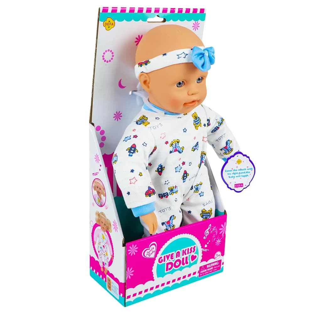 Papusa care da pupici — miniatură