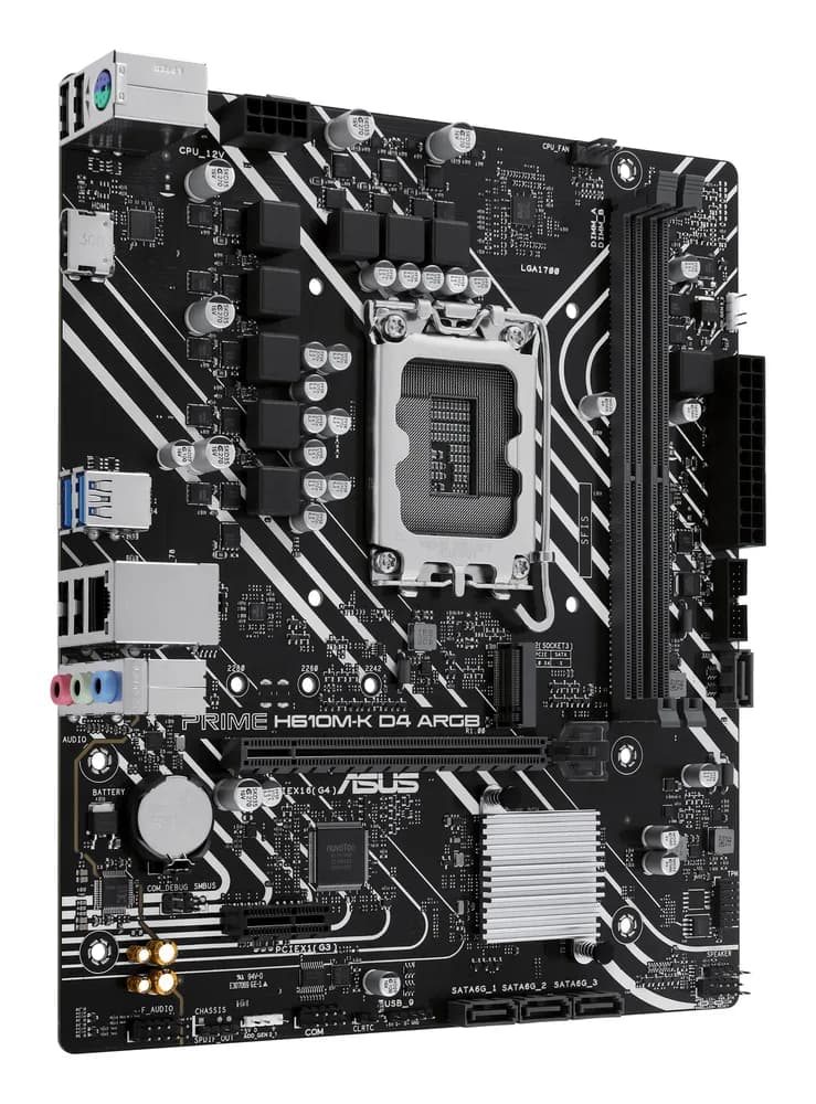 ASUS PRIME H610M-K D4 ARGB LGA1700 1xHDMI "PRIME H610M-K D4 ARGB" — miniatură