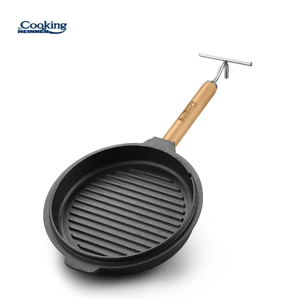 CEAUN FONTA PURA + CAPAC DIA 25 CM, 3.7 L, NATURE, COOKING BY HEINNER — miniatură