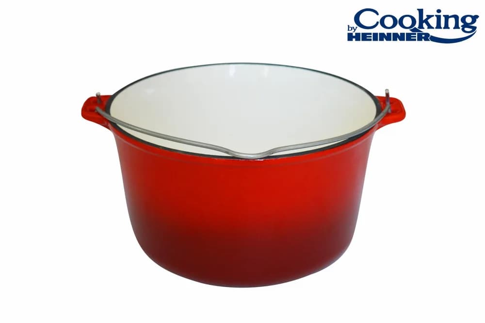 CEAUN DIN FONTA EMAILAT, 25 X 14 CM, 5 L, COOKING BY HEINNER — miniatură