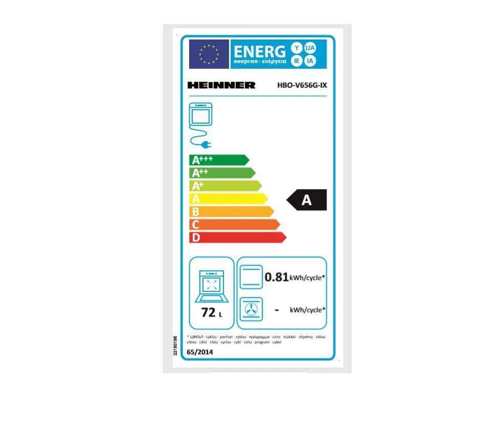 CUPTOR INCORPORABIL HEINNER HBO-V656G-IX — miniatură