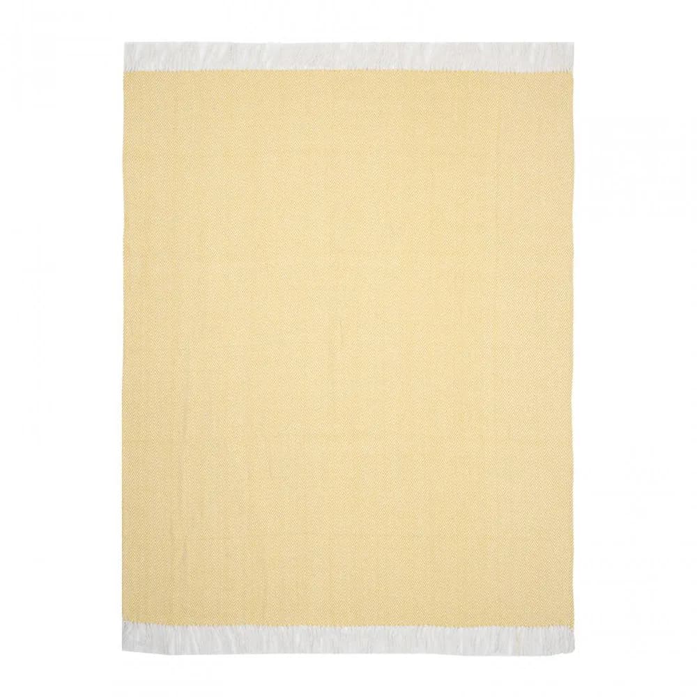 CUVERTURA PLED 160X200 CM ZIG YELLOW — miniatură