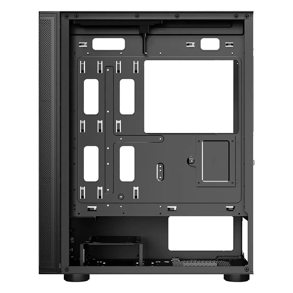 Carcasa SPACER ICE HERO, RGB, Mid Tower, Black — miniatură