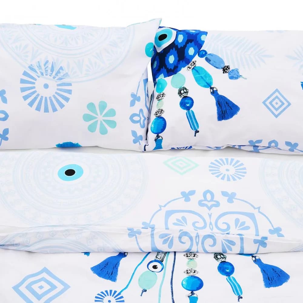 Lenjerie kingsize, bumbac,132 TC, Paros — miniatură