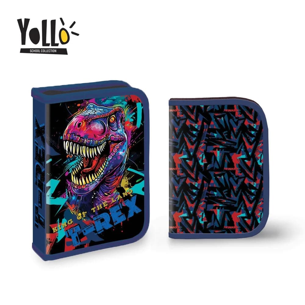 Penar echipat, 1 fermoar, 2 extensii, 30 piese, T-REX - YOLLO