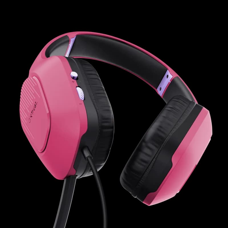 Casti Gaming Head-band Trust GXT 415P Zirox, Wired, Roz