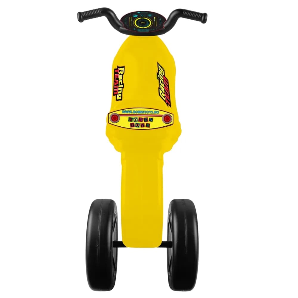 Motocicleta fara pedale, galbena - ROBENTOYS — miniatură