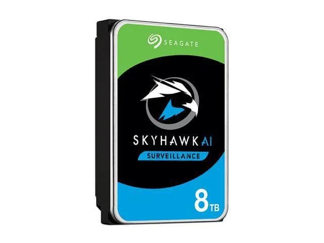 HDD Surveillance Seagate SkyHawk AI, 8TB, 7200RPM, 256MB, SATA III