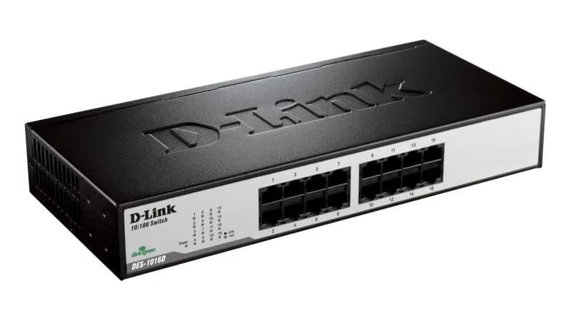 Switch D-Link DES-1016D, 16 porturi, 10/100 Mbps — miniatură