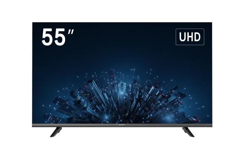 55 inch UHD 60Hz VA Monitor Ultra HD 3840 ×2160 @60 Hz. Wide viewing angle: Horizontal 178°, Vertical 178°. Ultra-thin device body with ultra-thin border for 3 sides. Multiple interfaces: HDMI，USB Build-in speaker, Audio 10W*2. Low blue light design for eye care. 3D noise reduction. Support VESA