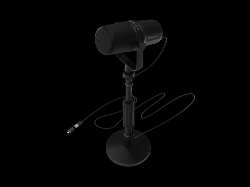 Microfon Genesis Radium 750D, tip Cardioid, USB