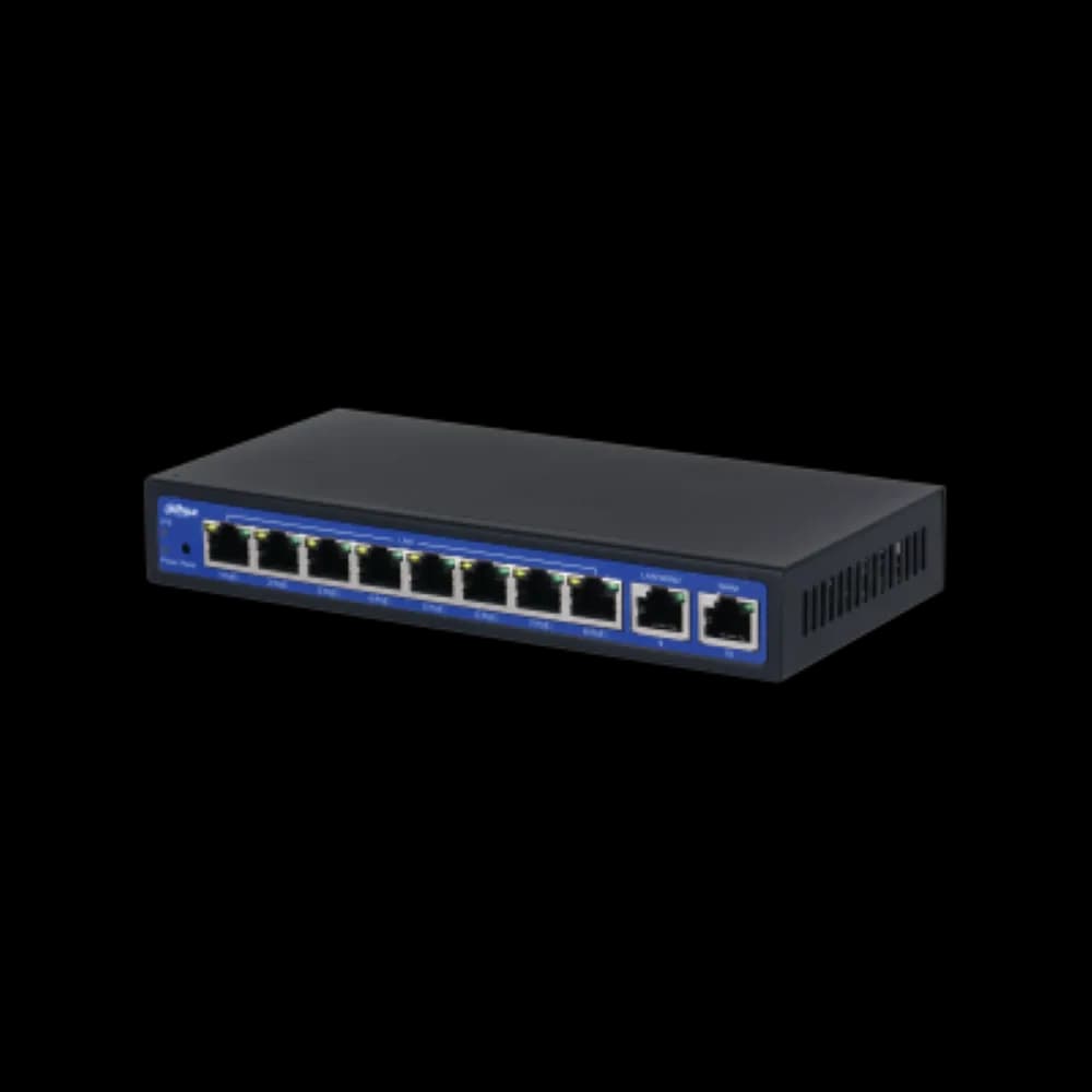 DAHUA WIRELESS ACCESS CONTROLLER DH-EAC10-P, Sursa POE 64W, Interfata: 10 x 10/100/1000 Mbps, WAN 1 × 1000 Mbps, IP20, Standarde retea: 802.11n;802.11b;802.11ax;802.11a;802.11g;802.11ac, Procesor 880 MHz Dual core, IPv4 Forwarding 1 Gbps.