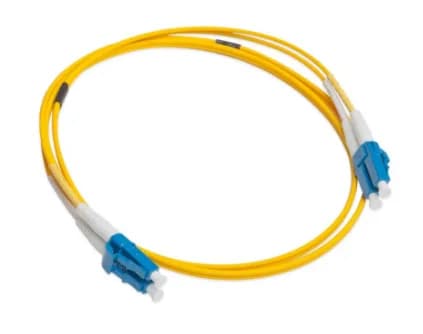 Nexans Patch cord FO 2 metri LSZH Galben LANmark Singlemode Duplex LC-LC Slimflex, "N122.4LLY2"