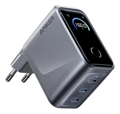 Alimentator retea Anker "Smart Display",160W, 3 Ports, argintiu "A2687341"-0194644243890
