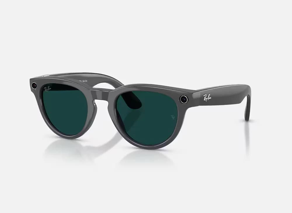 Ray-Ban Meta Headliner Gen 2 AI Glasses Shiny Asteroid Grey/Clear/Emerald Transitions RW4013 6702CE 50 — miniatură
