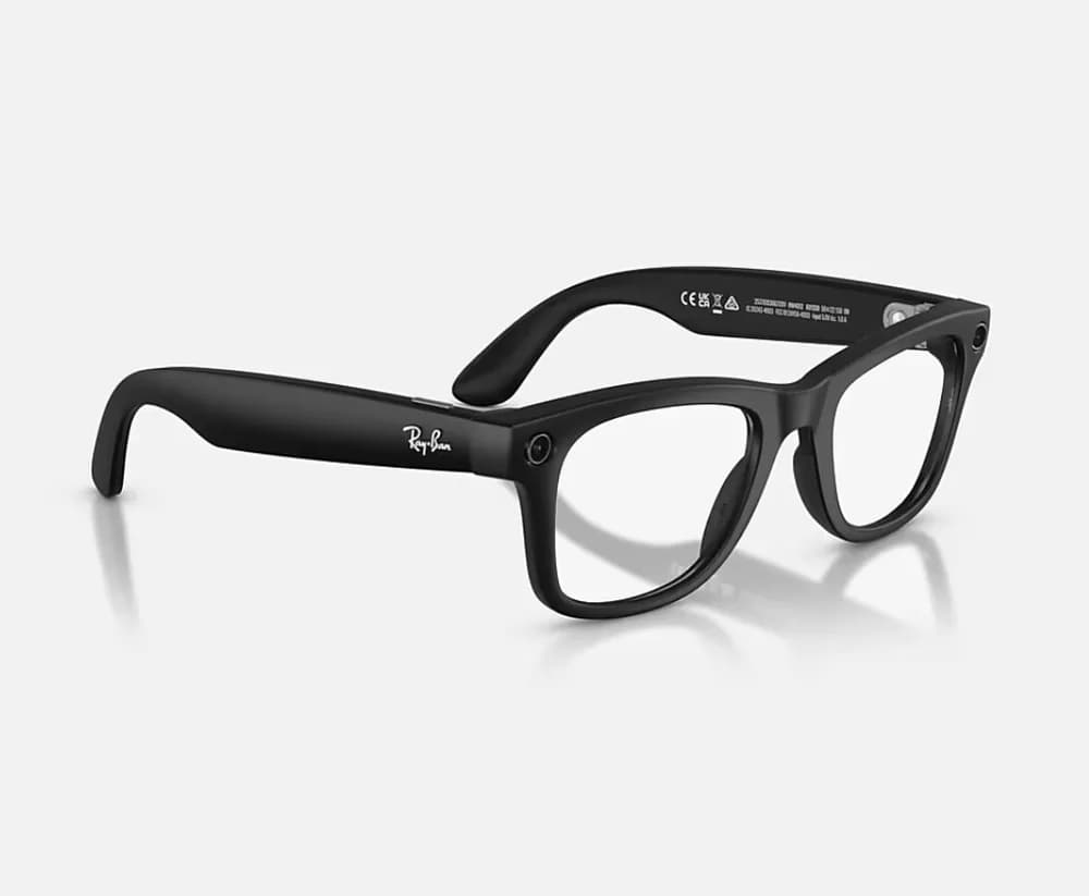 ORW4012 META WAYFARER High Bridge Fit - Matte Black - Clear Gen 2 — miniatură