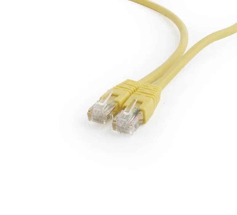 PATCH CORD UTP GEMBIRD Cat6, cupru-aluminiu, 1 m, galben, AWG26, "PP6U-1M/Y"