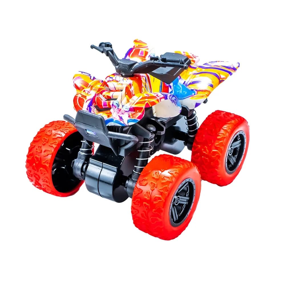 ATV-uri cu frictiune, 8.8x8.2x7.8 cm, 12 buc/set — miniatură