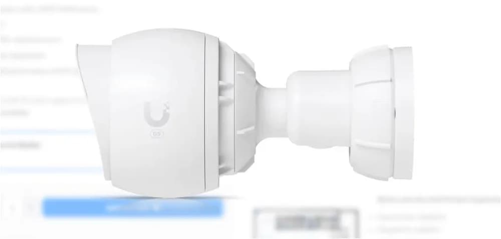 Ubiquiti UniFi IP Bullet Camera UVC-G5-BULLET, Rezolutir: 2688 x 1512 (16:9), Senzor: 5 MP CMOS, unghi vizualizare: H: 84.4°, V: 45.4°, D: 99.8°, frame rate: 30 FPS, interfata: 1 x 10/100 RJ45, POE, montare perete, stalp, tavan, rezistenta la apa: IPX4. — miniatură