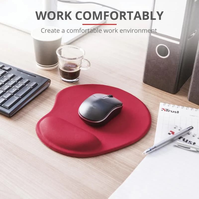Mouse pad Trust BigFoot Mouse Pad, Small, red — miniatură