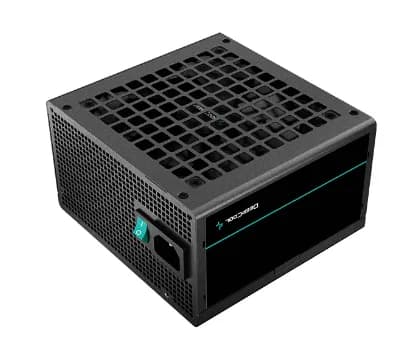 SURSA DEEPCOOL PF700, 700W(real), 120mm silent fan, 80 PLUS White, 4x PCI-E (6+2), 6x S-ATA, "R-PF700D-HA0B-EU" — miniatură