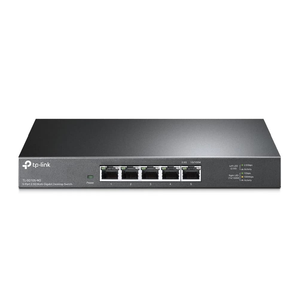 SWITCH TP-LINK 5 porturi 2.5 Gigabit. carcasa metalica "TL-SG105-M2"